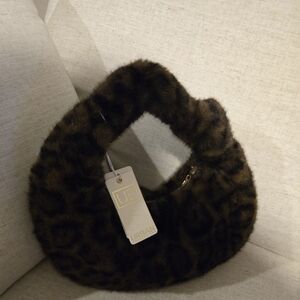 Urban Expressions Brown Leopard Shoulder Bag